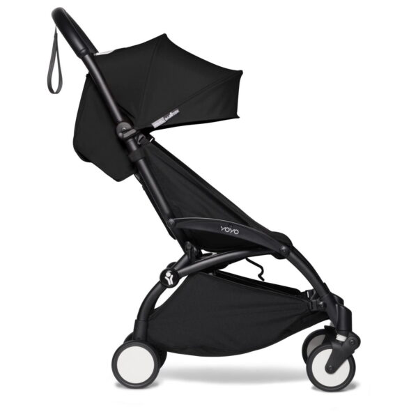 Babyzen yoyo 2 6 maanden buggy zwart zijaanzicht