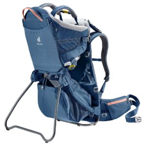 deuter kid comfort lichte kinderdrager active blauw aanzicht driekwart
