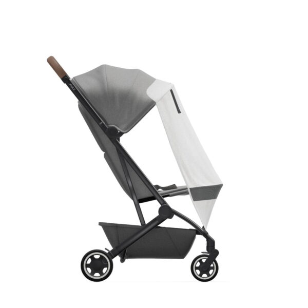 huur Joolz Aer buggy grijs met zonnescherm zijaanzicht