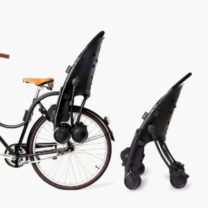 huur de pahoj fietstoeltje en buggy in een. Pahoj stoel op de fiets en als buggy achter fiets