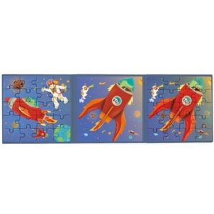 Scratch puzzelboek magnetisch ruimte