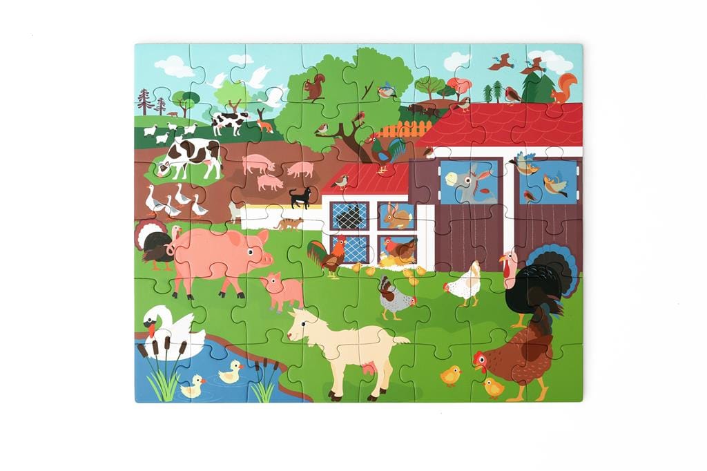 Scratch Europe magnetisch puzzelboek boerderij