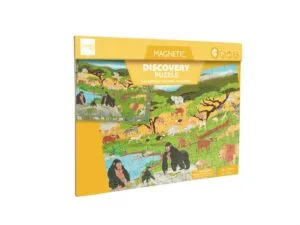SCRATCH magnetisch puzzel- en zoekboek savanne voor kinderen vanaf 4 jaar