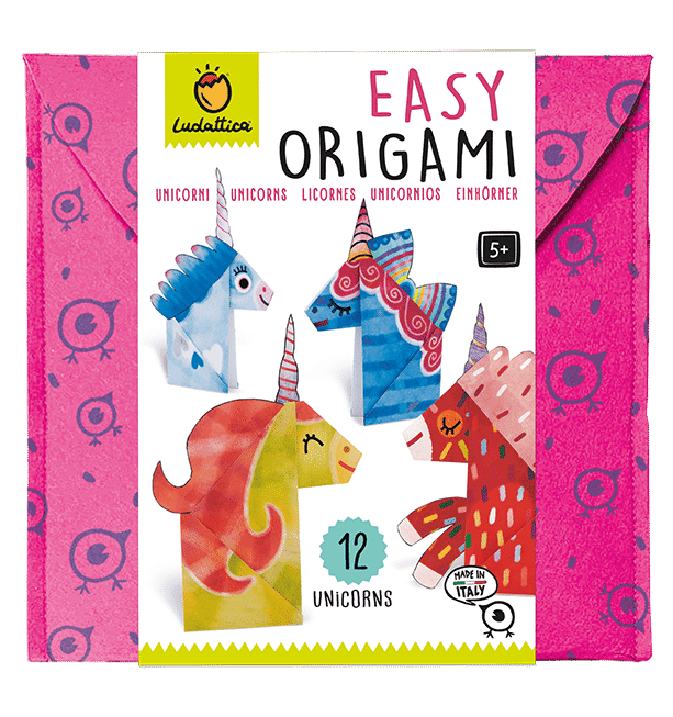 Easy Origami Eenhoorns: Compact en creatief speelgoed voor kinderen op vakantie