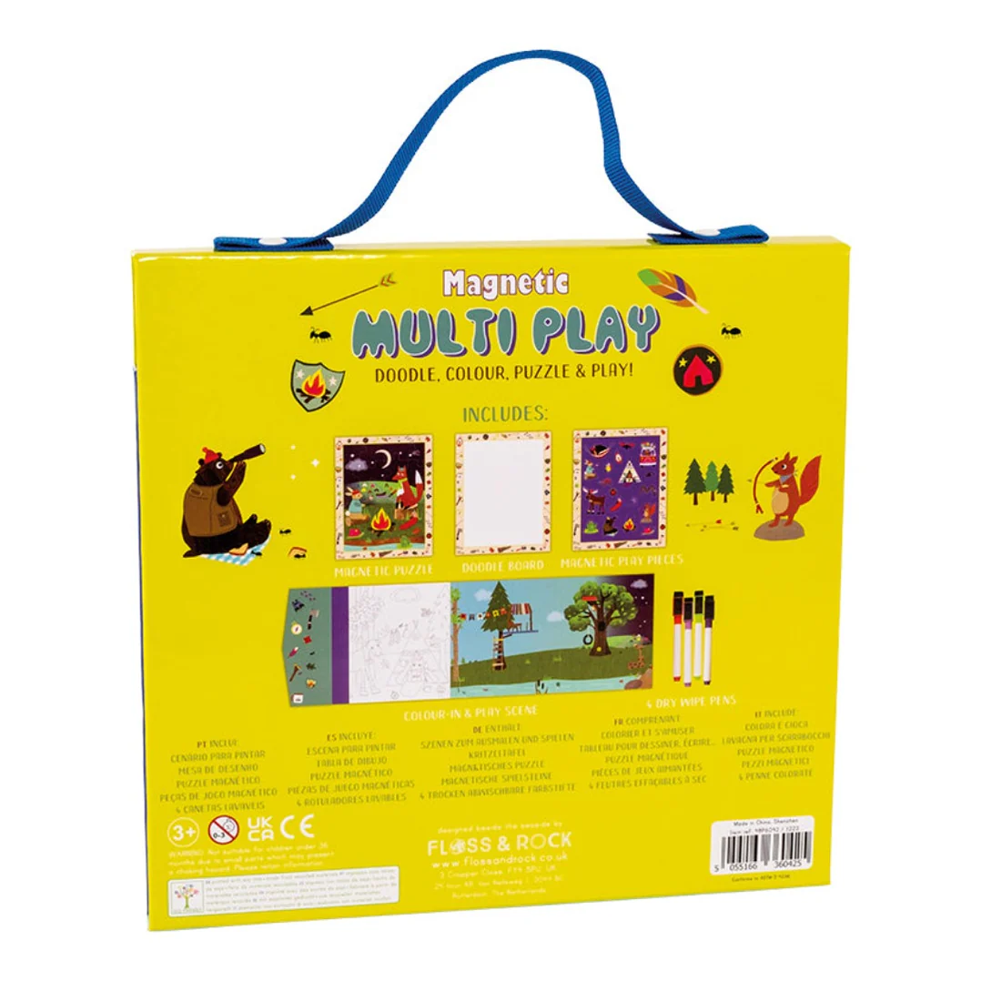Reisspeelgoed voor onderweg: de Adventure Magnetic Multi Play met 4 activiteiten