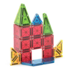 Magna-Tiles Travel reisset met kleurrijke magnetische bouwtegels