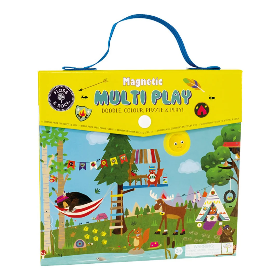 Compact speelgoed voor op reis: Adventure Magnetic Multi Play met draagbare koffer