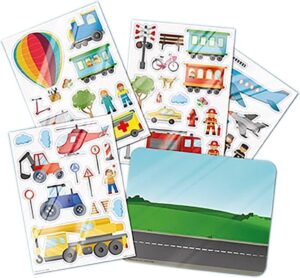 Totum herbruikbare raamstickers voor onderweg