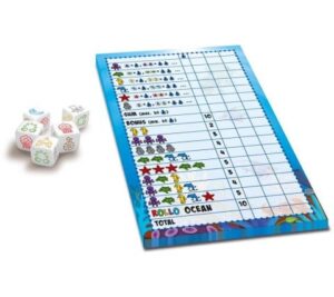 kinder yatzee en kinderdobbelspel rollo ocean