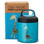 Carl Oscar - TEMP lunchjar giraffe turquoise 300 ml
