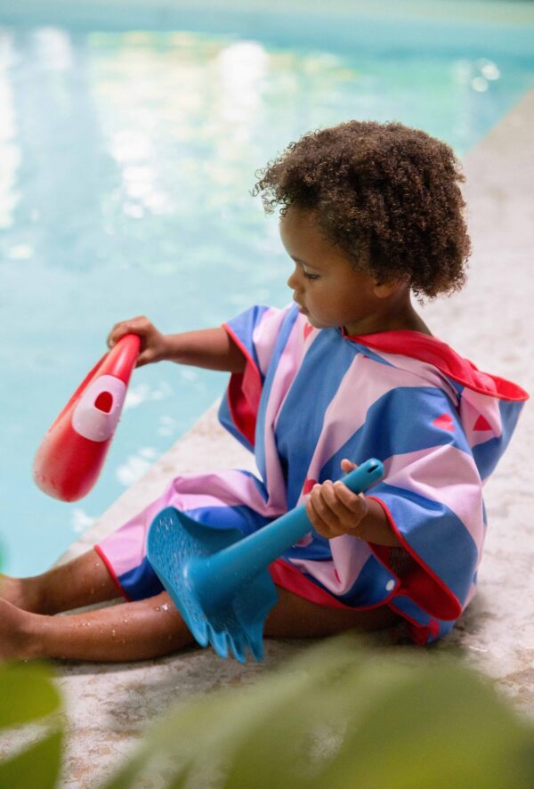 Quut kinderponcho - cherry