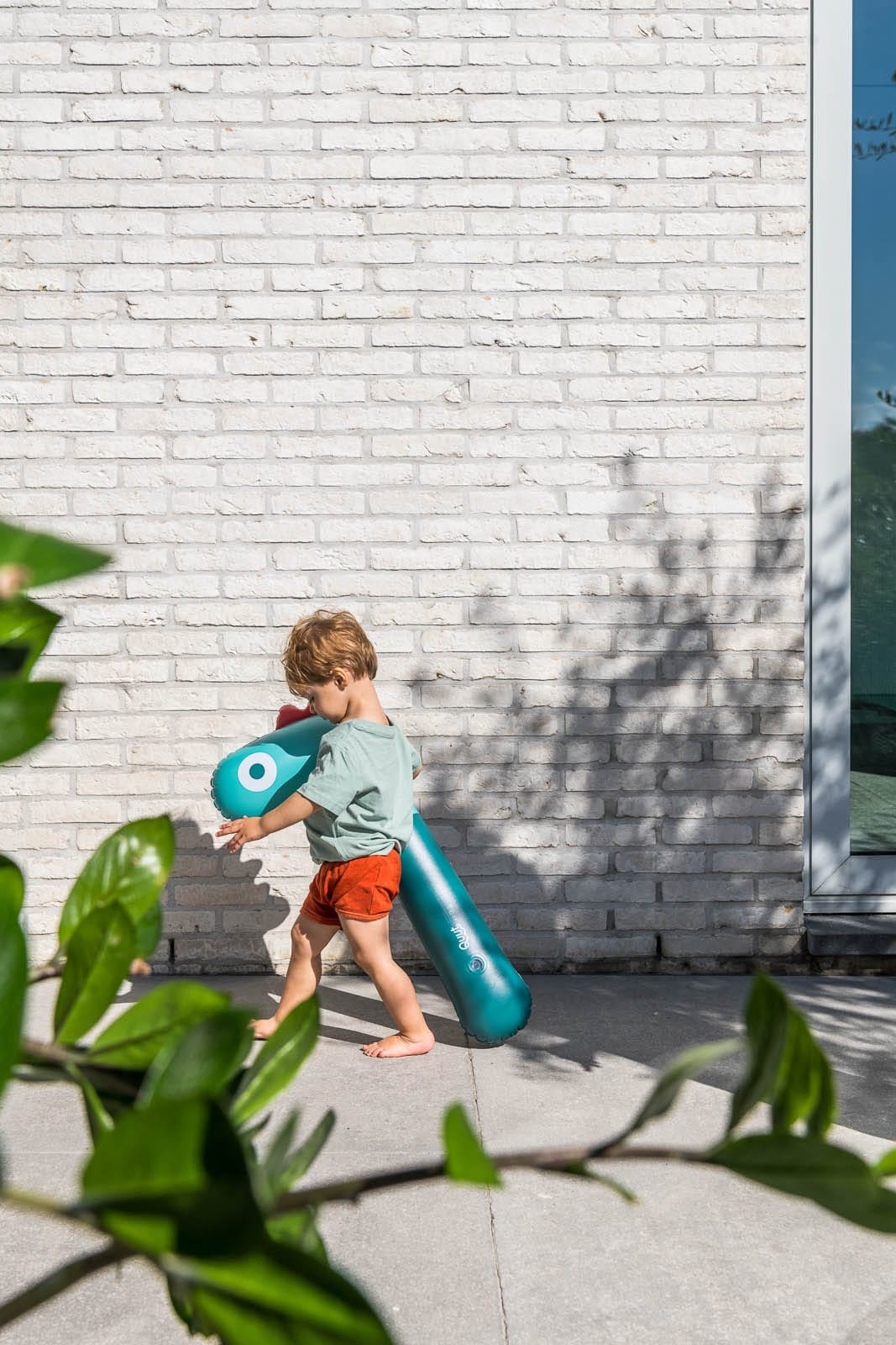 Quut opblaasbaar speelfiguur Dino - 85 cm buiten