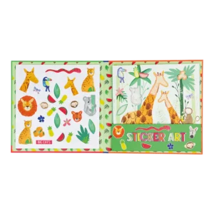Floss&Rock-Sticker-Art-jungle-stickerboek voor kinderen duurzaam