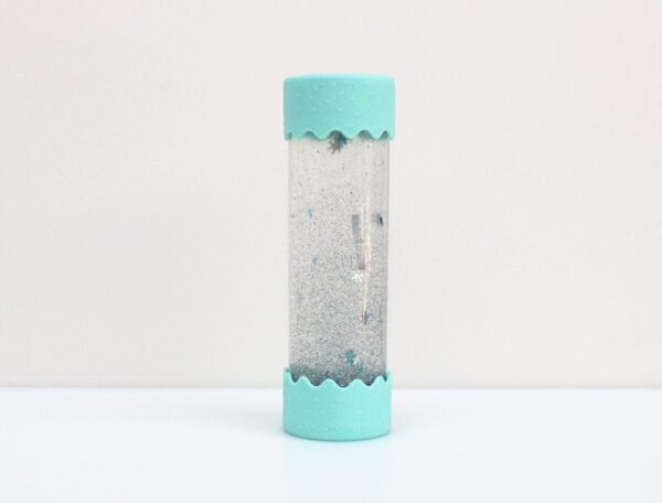 Jellystone_Designs sensorische fles baby kleur mint