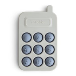 Mushie_sensorische speelgoed telefoon press toy tradewinds