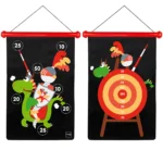 Scratch europe - magnetische dartspel tweezijdig ridders 5+