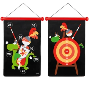 Scratch europe - magnetische dartspel tweezijdig ridders