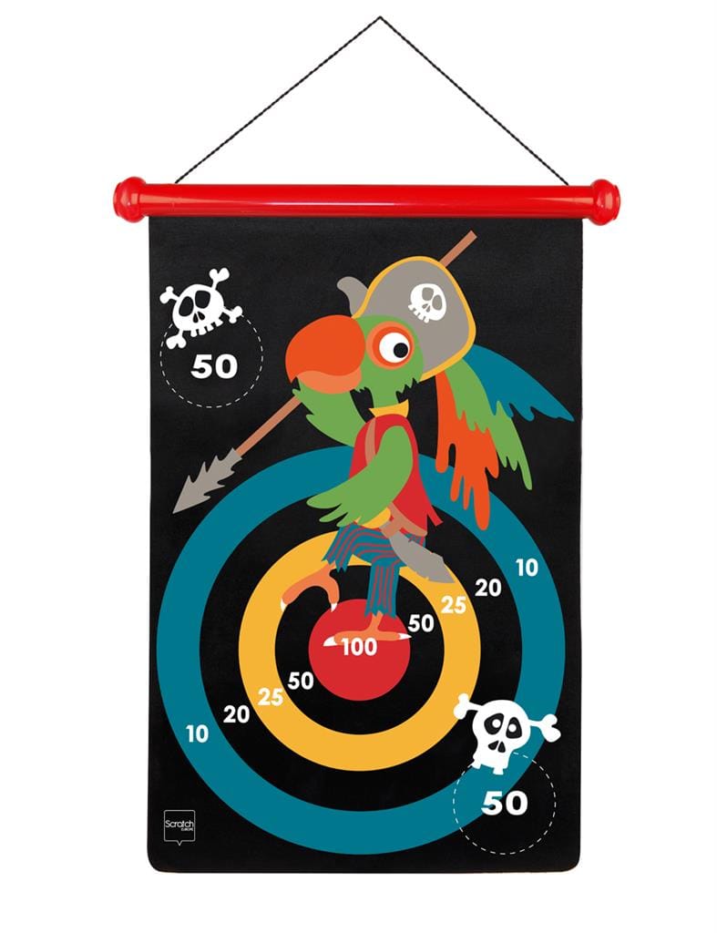 Scratch europe - magnetische dartspel piraat