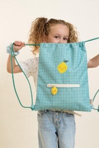 kindergymtas met trekkoordsluiting van the cotton cloud