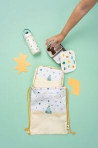 duurzame gymtas voor kinderen met trekkoordsluiting van the cotton cloud