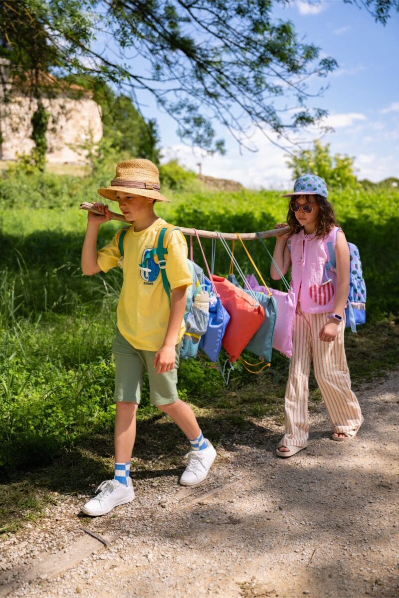 The Cotton Cloud_trekkoordrugzak_funky_dogs_ gymtas om mee te sporten voor kinderen