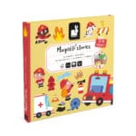 Janod magneti stories magneetboek brandweer- 30 stuks - 3+
