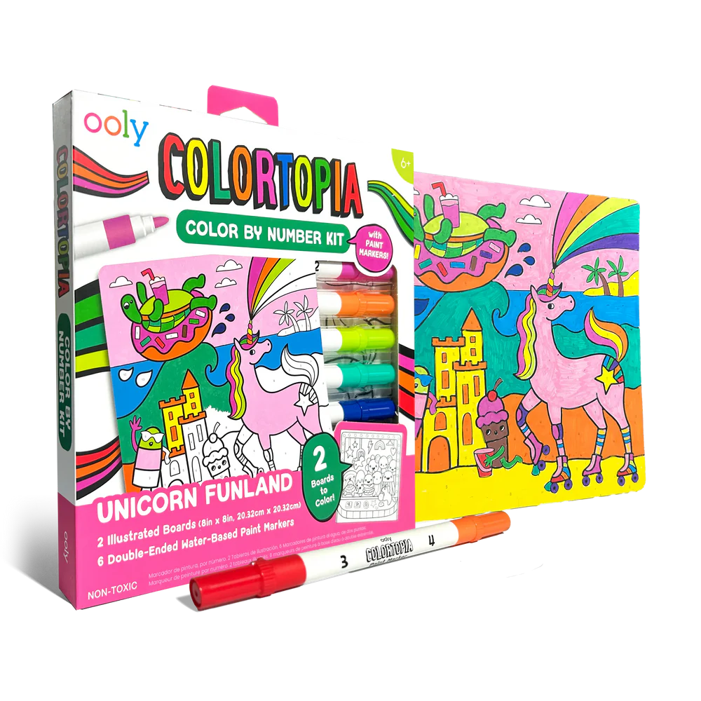 Ooly_kleuren_op_nummer_colortopia_unicorn_funland voor kinderen vanaf 6 jaar