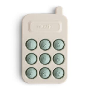 Mushie_sensorische_pop-it_ speelgoedtelefoon_cambridge_blue_10mnnd