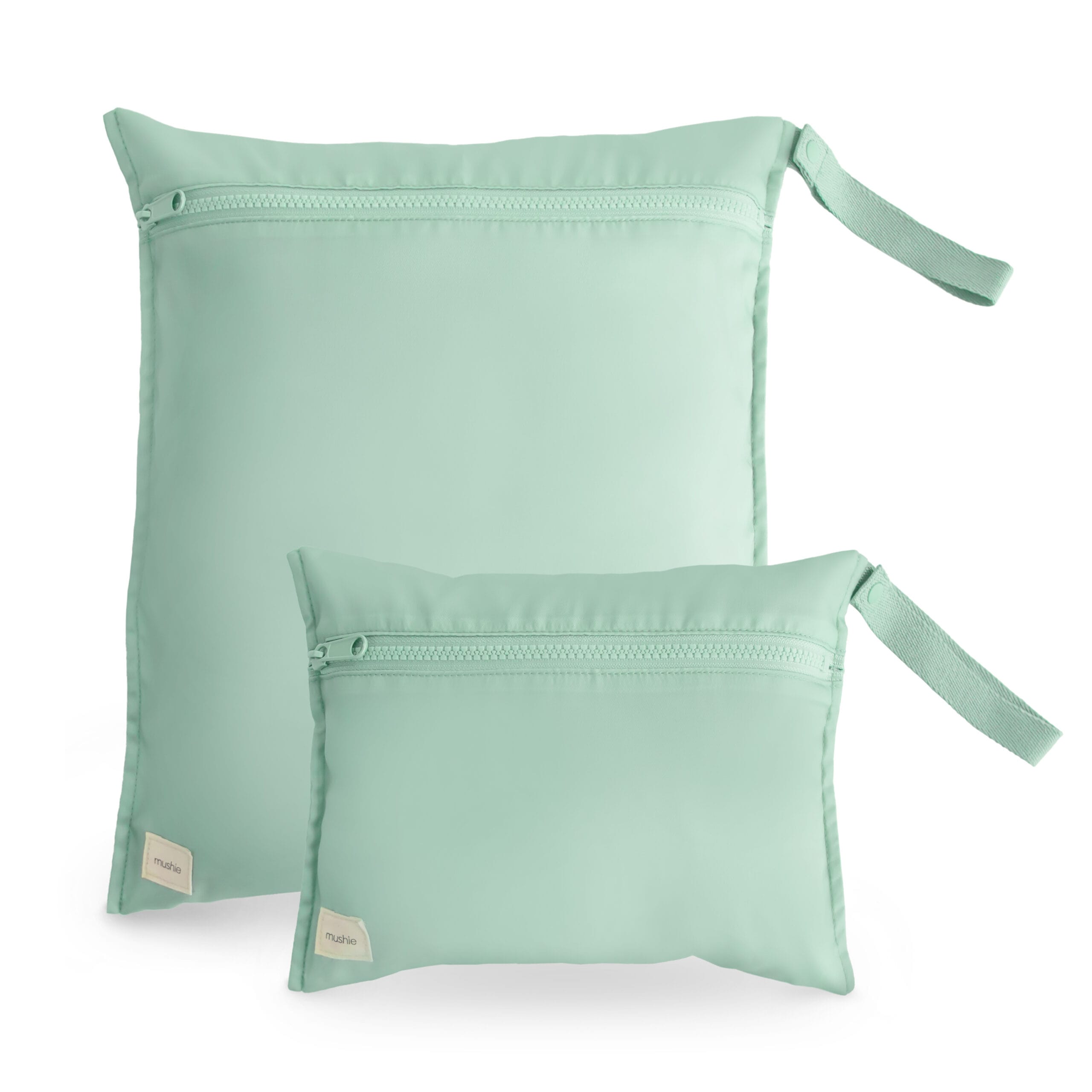 Mushie_waterproof_opbergzakje_roman_green _2 stuks