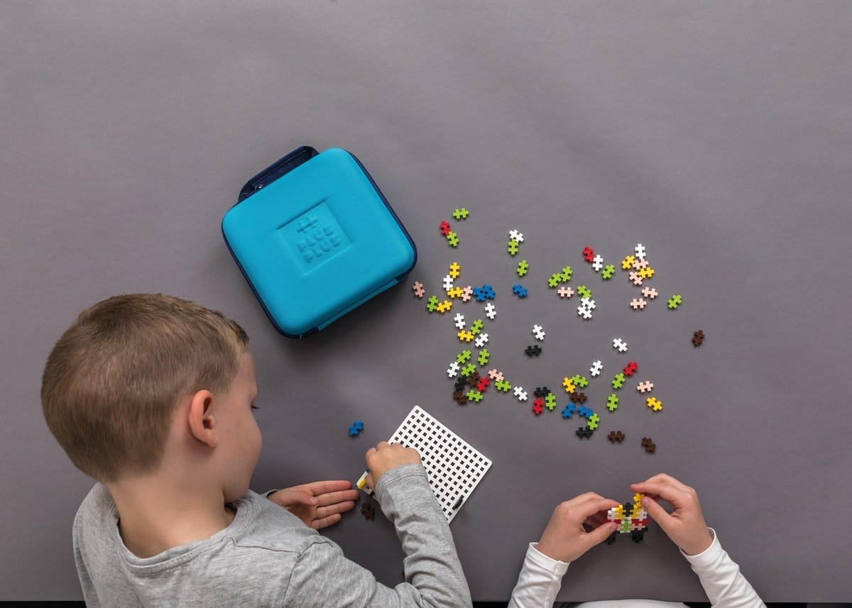 Plus Plus reiskoffer incl bouwplaat - 100 stuks - 5+ - Afbeelding 12