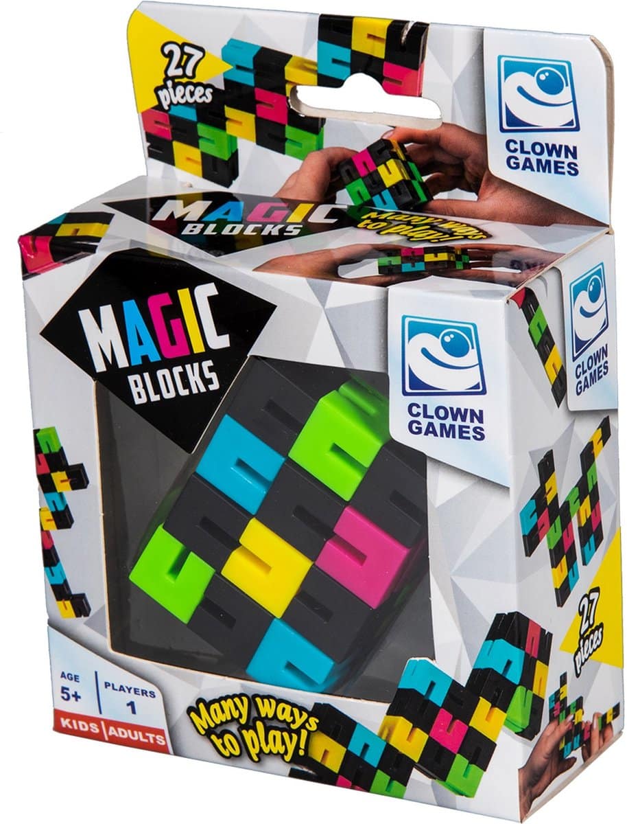 Creatieve puzzelblokken flexibel speelgoed kinderen. Clown_Games_Clown_Magic_Puzzle_Block