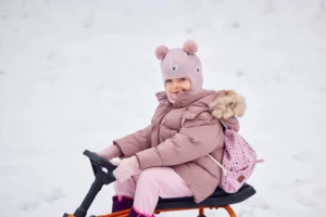 warme kindermuts balaclava beren design