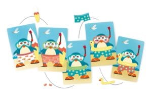 Familie kaartspel Scratch Europe Penguin Match