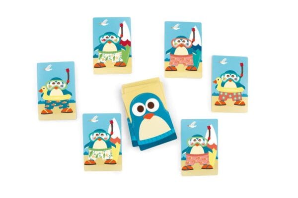 Scratch Europe kaartspel Penguin Match met pinguïns