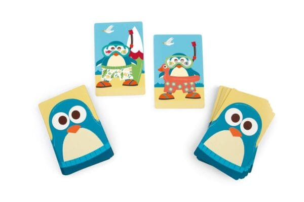 Reactiespel Penguin Match familiespel 2 tot 6 spelers