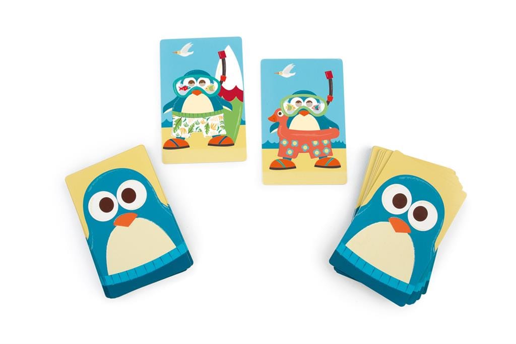 Reactiespel Penguin Match familiespel 2 tot 6 spelers
