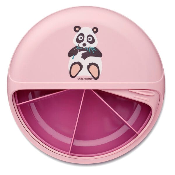 Carl_Oscar_BentoDisc_roze_panda_18×5cm_ snackbox_met_vakjes_