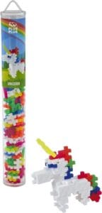Plus‑Plus Unicorn bouwblokjes set in koker – productfoto