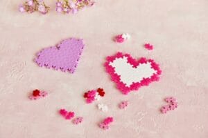 Inspirerende hartcreatie van Plus‑Plus blokjes