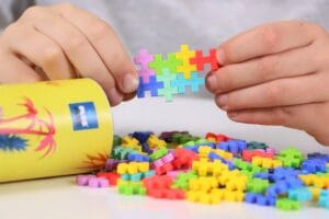 BPA‑ en ftalaatvrije Plus‑Plus Tropical Mix – veilige en duurzame blokjes