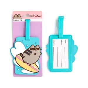Pusheen the Cat kofferlabel zomer surfer – kofferlabel kind