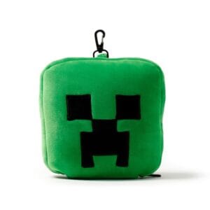 pluche minecraft reiskussen kind – nekkussen met haakje voor aan je koffer of tas in het vliegtuig