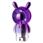 Draagbare USB ventilator voor kinderen - bunny - paars