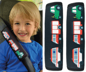 Gordelbeschermer_autostoel_kind_brandweer_tractor_ambulance _2_stuks