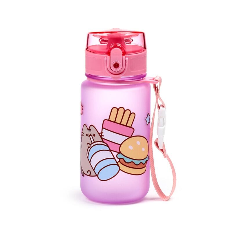 Pusheen Fast Food drinkfles BPA‑vrij – lekvrije waterfles voor school en sport