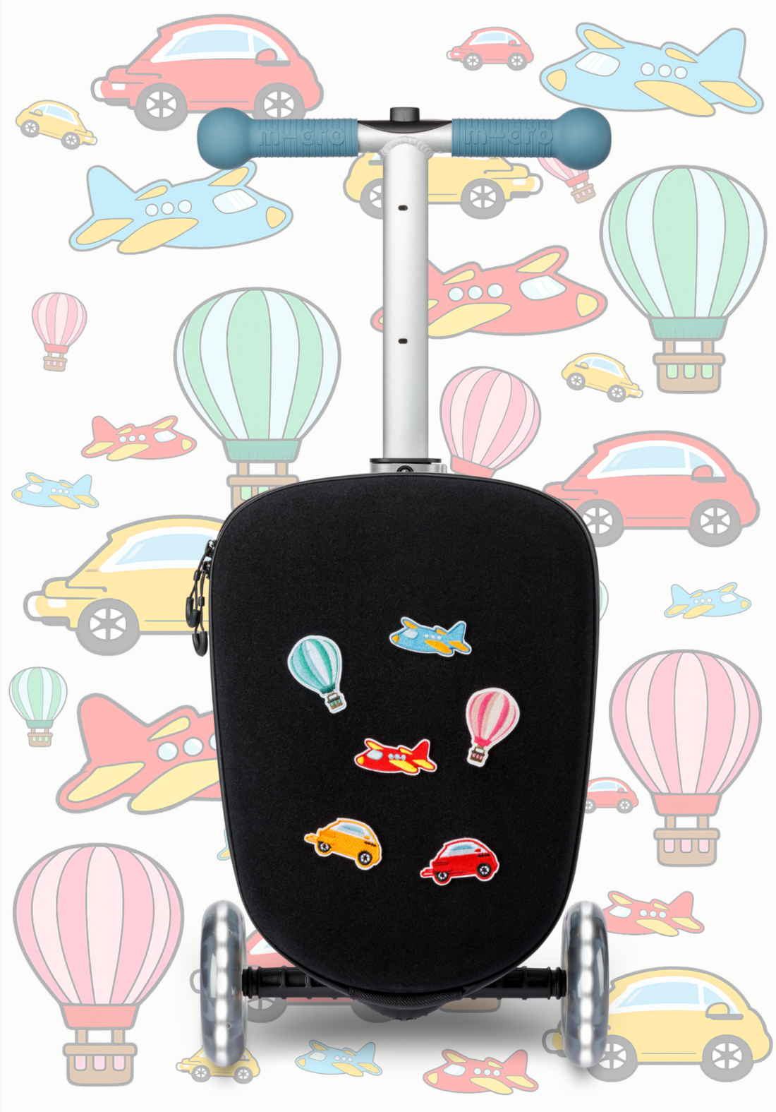 kindertrolley micro step met patches