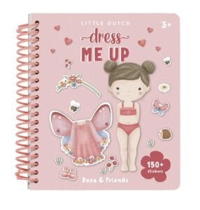 Little_Dutch_watertekenboek_dress_me_up_Rosa_en_Friends