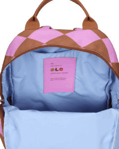 Ole_rugzak_medium_diamond _wisteria_ginger gemaakt van rpet