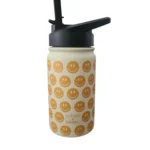 Engel RVS drinkfles - smiley - 450 ml