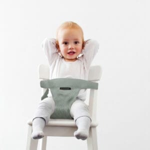 Minimonkey Mini Chair Pocket Light Green – reis kinderstoel harnas